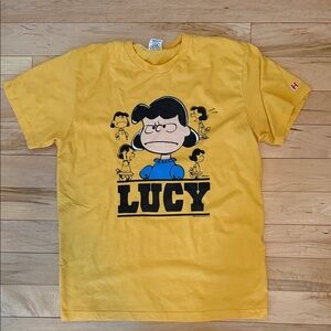 Homage Lucy Graphic adult Yellow T-Shirt—very soft